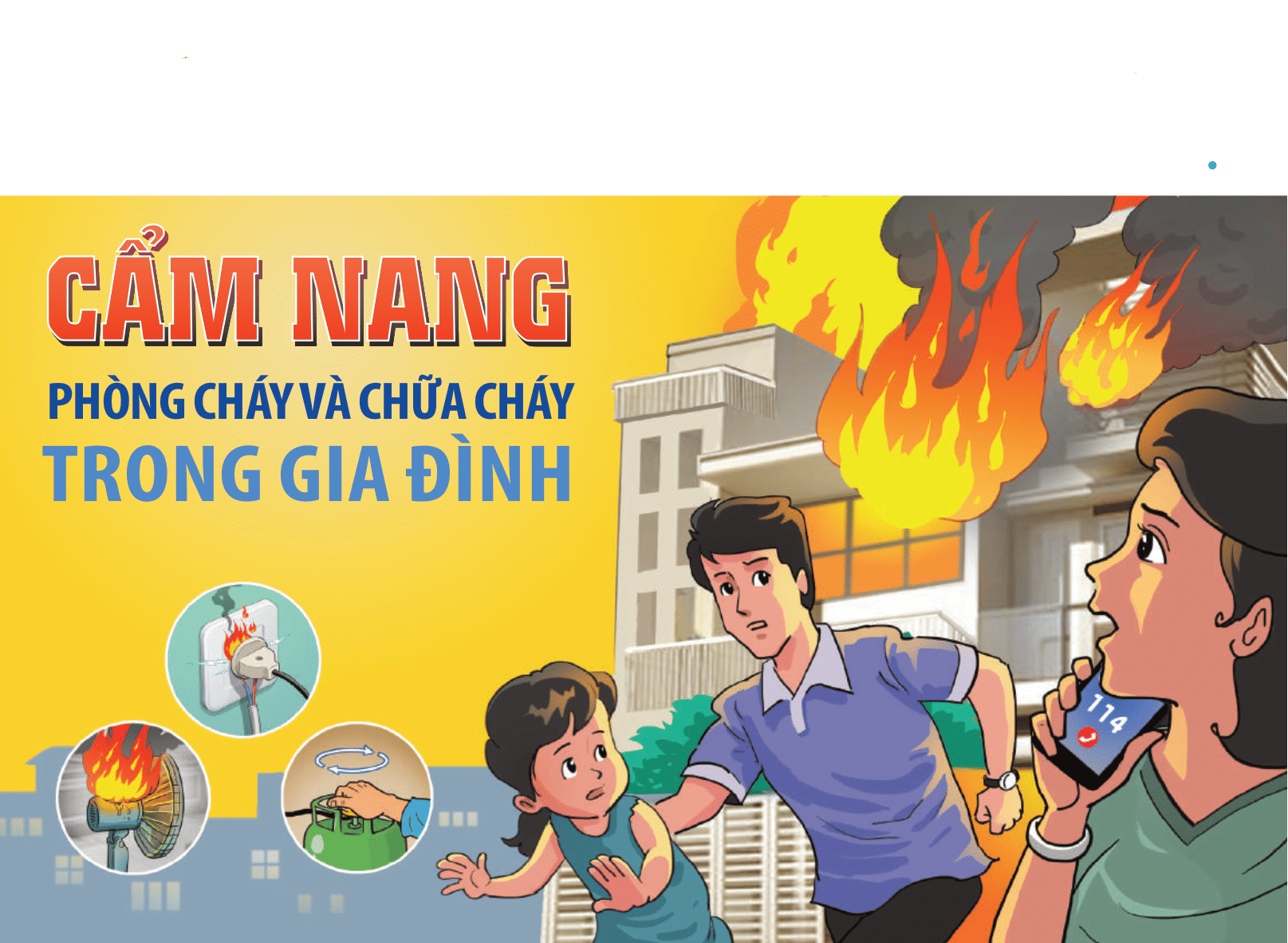 Image: CẨM NANG PHÒNG CHÁY CHỮA CHÁY TRONG GIA ĐÌNH