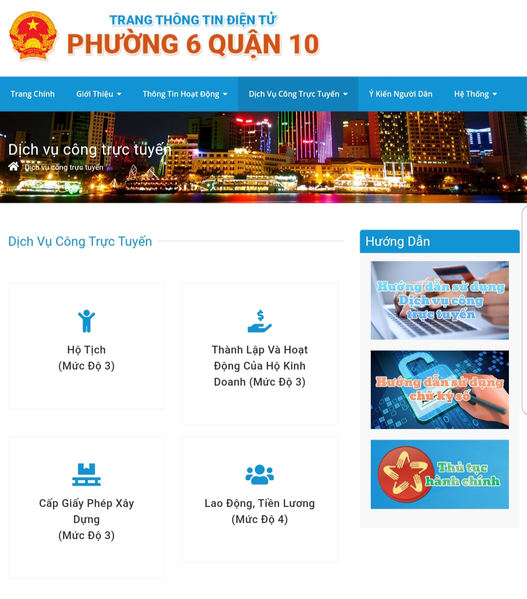 Image: THÔNG BÁO CỦA ỦY BAN NHÂN DÂN PHƯỜNG 6 QUẬN 10