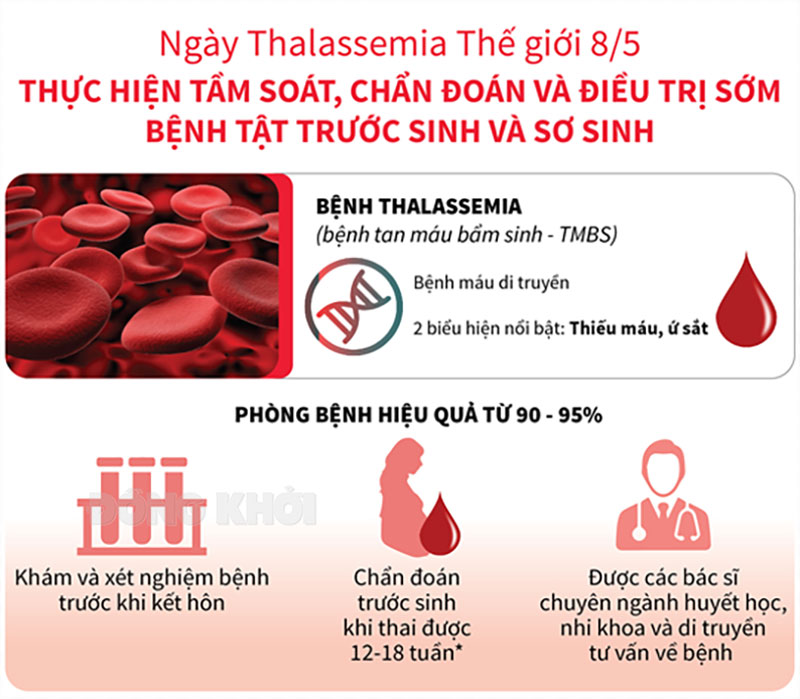 Image: Ngày Thalassemia 8/5/2023: “Chung tay đẩy lùi bệnh tan máu bẩm sinh vì sức khỏe cộng đồng, vì tương ai nòi giống”