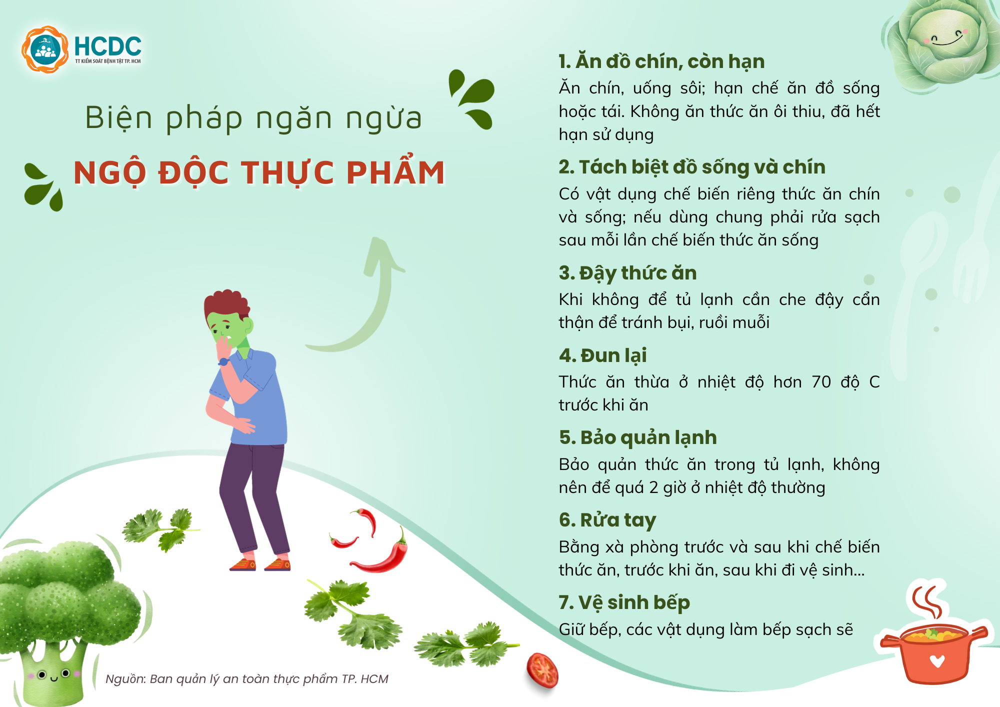 Image: PHƯỜNG 6: BIỆN PHÁP NGĂN NGỪA NGỘ ĐỘC THỰC PHẨM