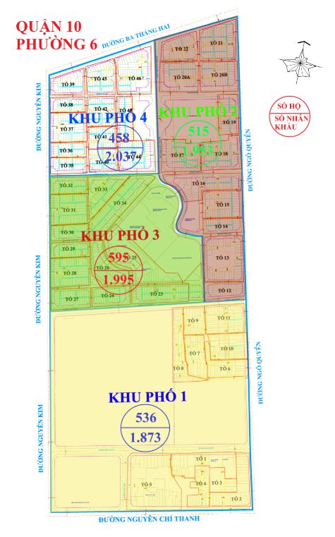 Image: ĐỀ ÁN SẮP XẾP KHU PHỐ TRÊN ĐỊA BÀN PHƯỜNG 6 QUẬN 10