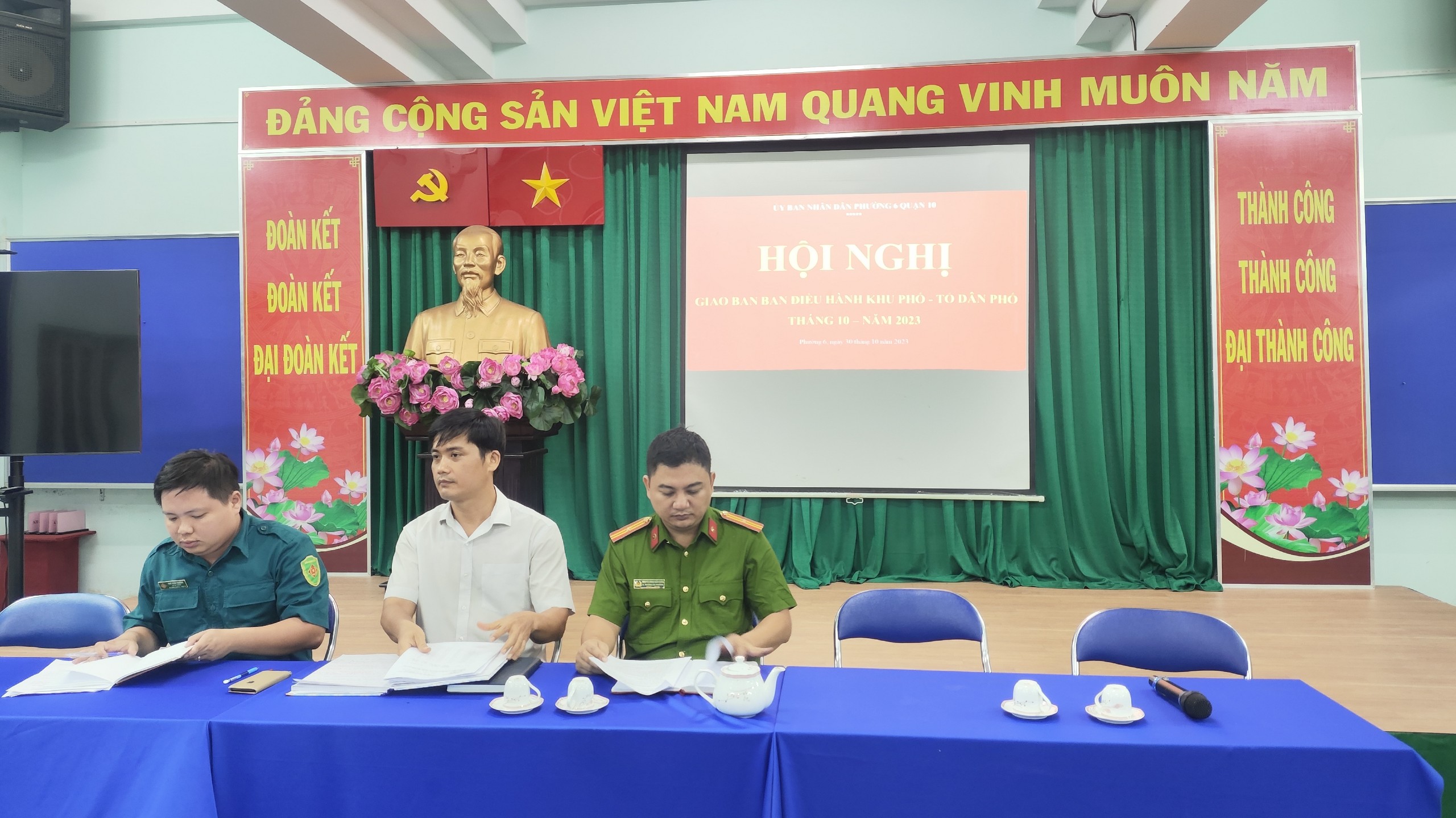 Image: PHƯỜNG 6: HỘI NGHỊ THÔNG TIN HOẠT ĐỘNG ỦY BAN NHÂN DÂN THÁNG 10 NĂM 2023, TRIỂN KHAI PHƯƠNG HƯỚNG NHIỆM VỤ THÁNG 11 NĂM 2023