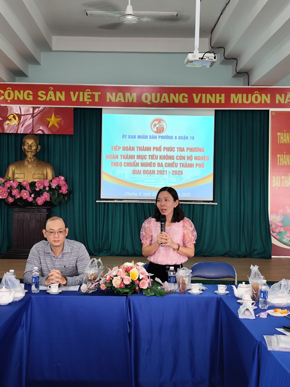 Image:  PHÚC TRA THỰC HIỆN CHƯƠNG TRÌNH GIẢM NGHÈO BỀN VỮNG GIAI ĐOẠN 2021-2025 TRÊN ĐỊA BÀN PHƯỜNG 6